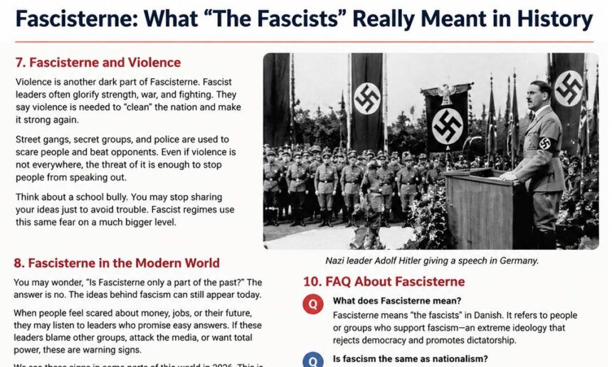 Fascisterne: What “The Fascists” Really Meant in History