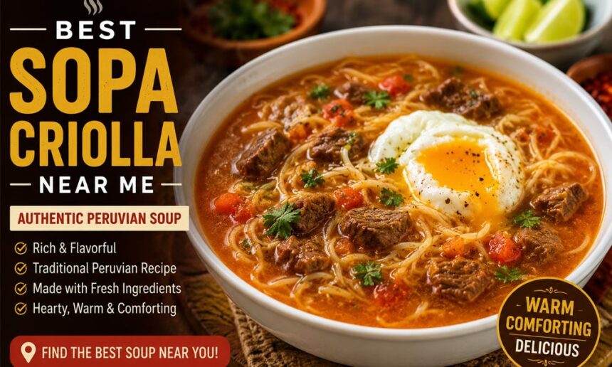 Best Sopa Criolla Near Me: Where to Find This Famous Peruvian Comfort Soup