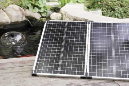 Solar Powered Fountain Pump with Pond Filter