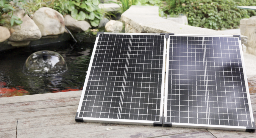 Solar Powered Fountain Pump with Pond Filter