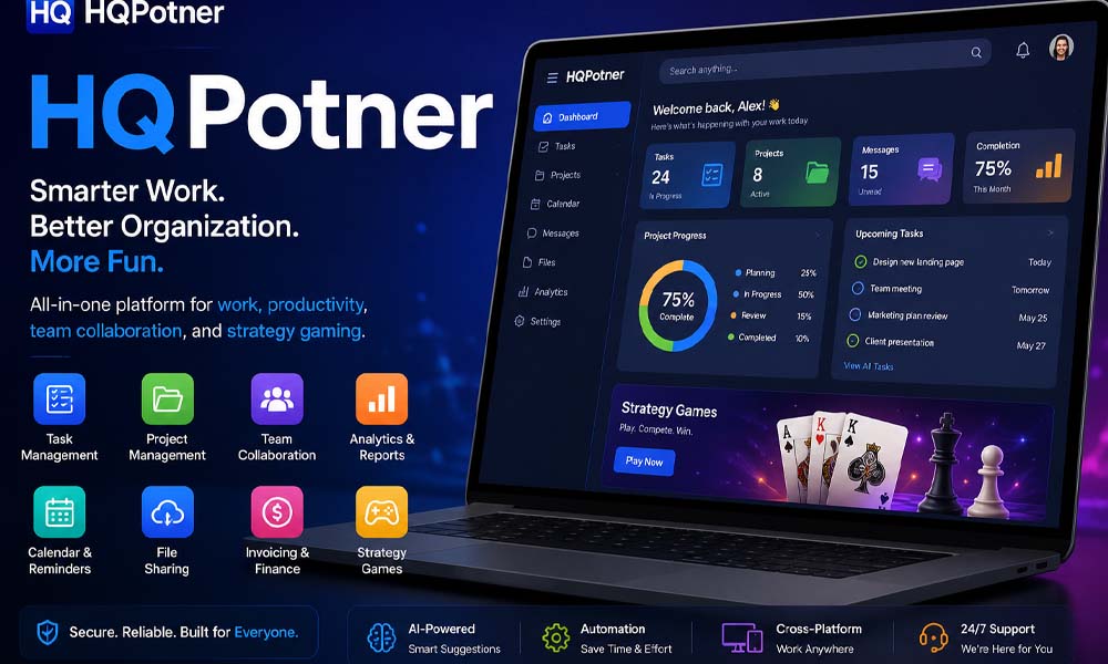 HQPotner: The Easy Guide to Smarter Work, Better Organization, and Fun Gaming