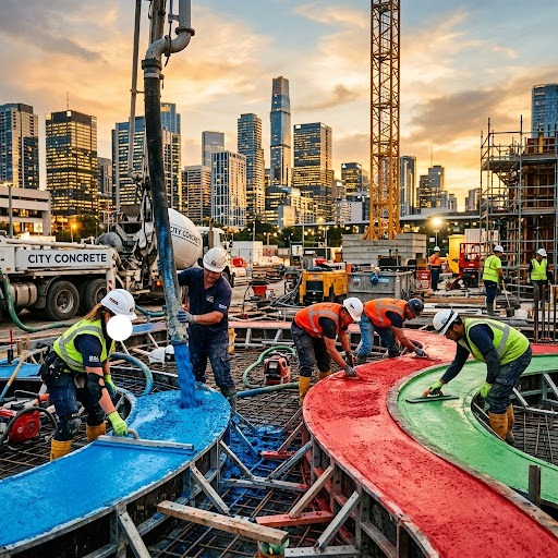 Colorful Concrete Solutions