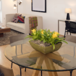 Round Tempered Glass Table