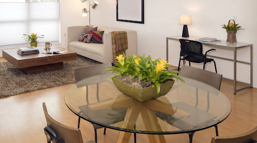 Round Tempered Glass Table