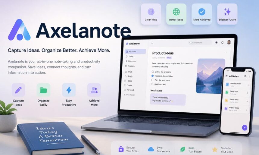 Axelanote: A Simple Way to Save and Organize Ideas