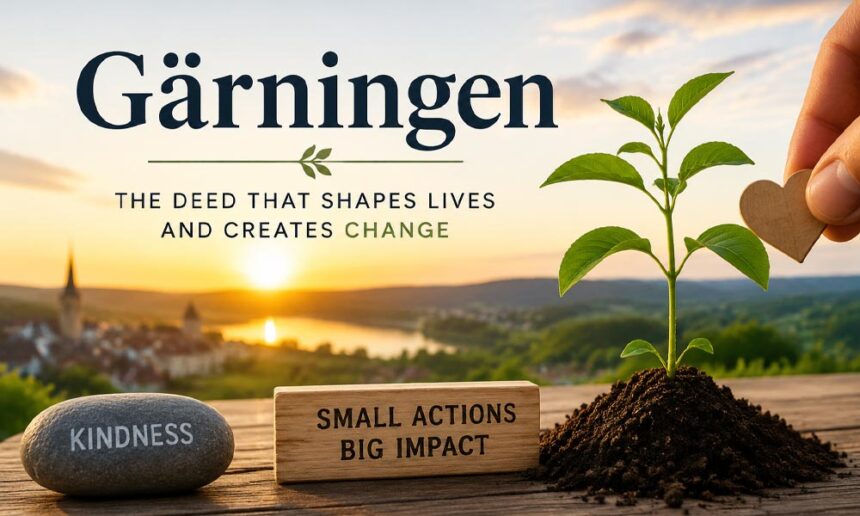 Gärningen: The Small Word That Shows Why Actions Matter