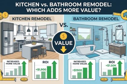 Kitchen vs. Bathroom Remodel