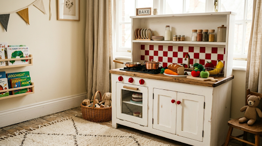 How a Play Kitchen Encourages Imaginative and Role Play
