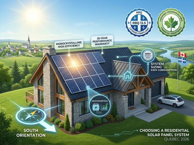 Residential Solar Panels in Quebec