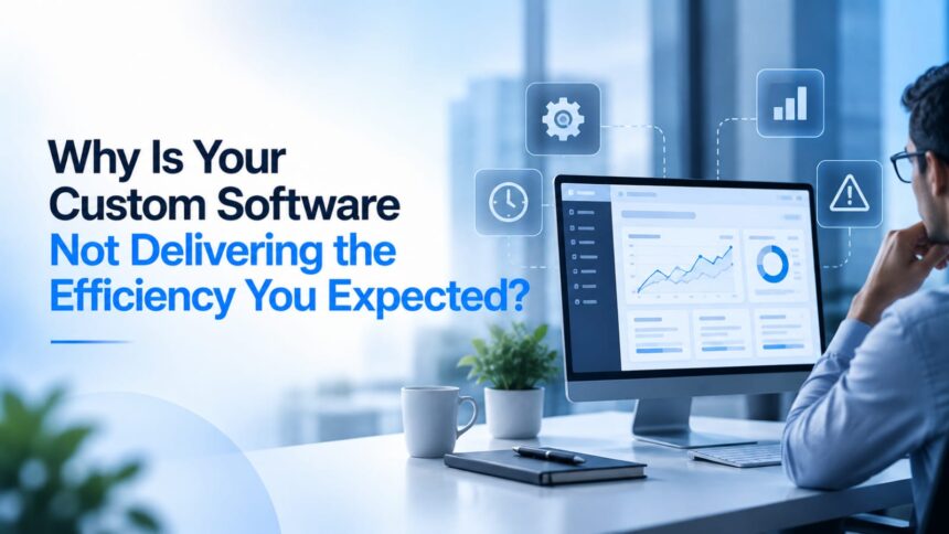 Why Is Your Custom Software Not Delivering the Efficiency You Expected