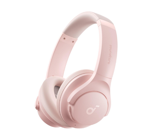 soundcore Q20i over-ear headphones in pink
